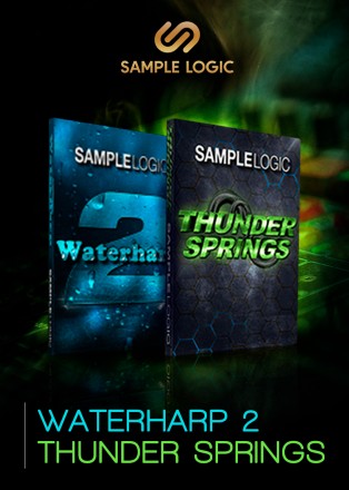 waterharp 2 and thunder springs bundle by sample logic